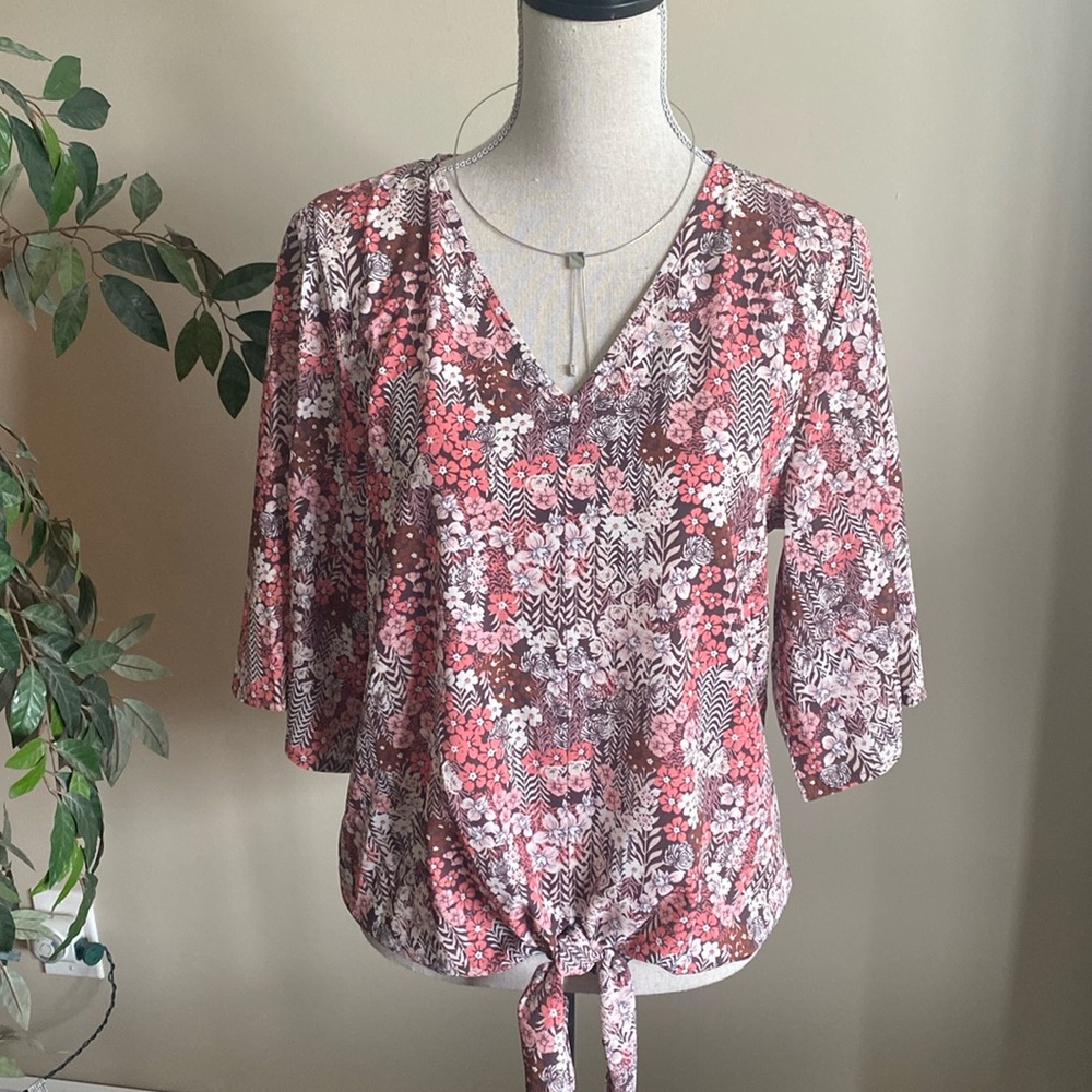 NWT Bluetime Boho Style Blouse Size Medium